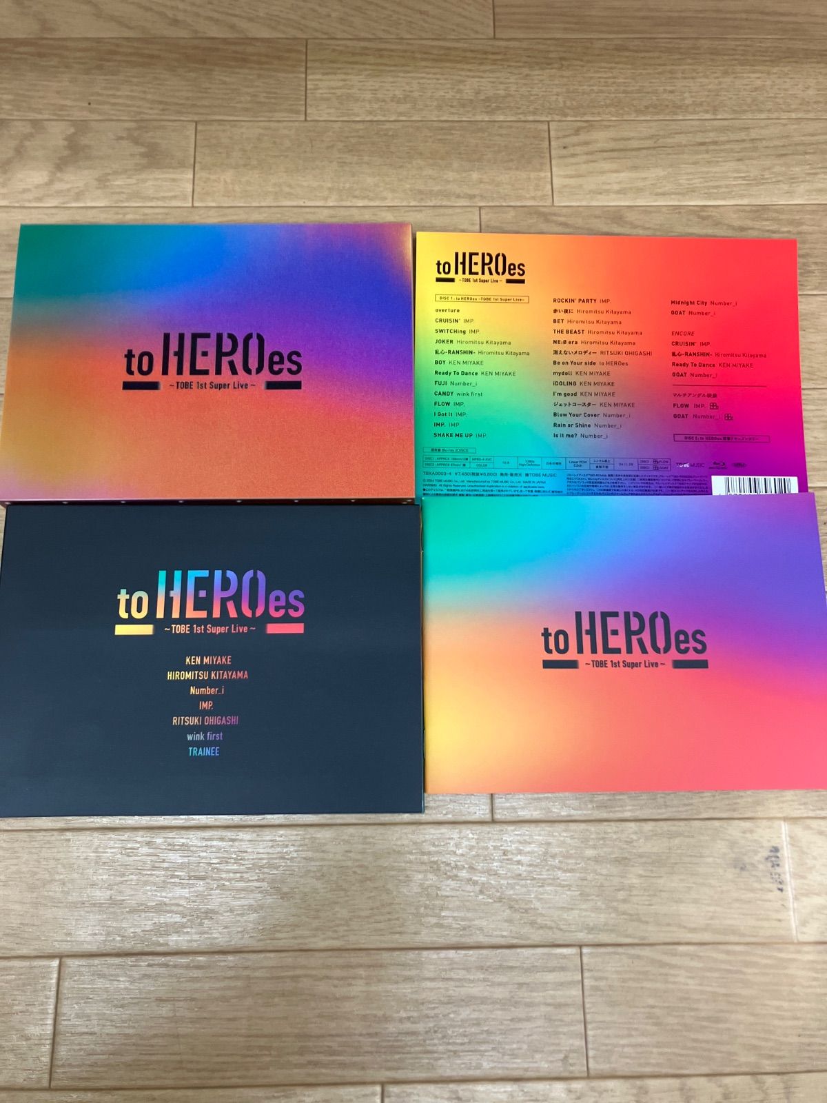 ☆【Blu-ray】to HEROes ～TOBE 1st Super Live～ 初回生産限定盤