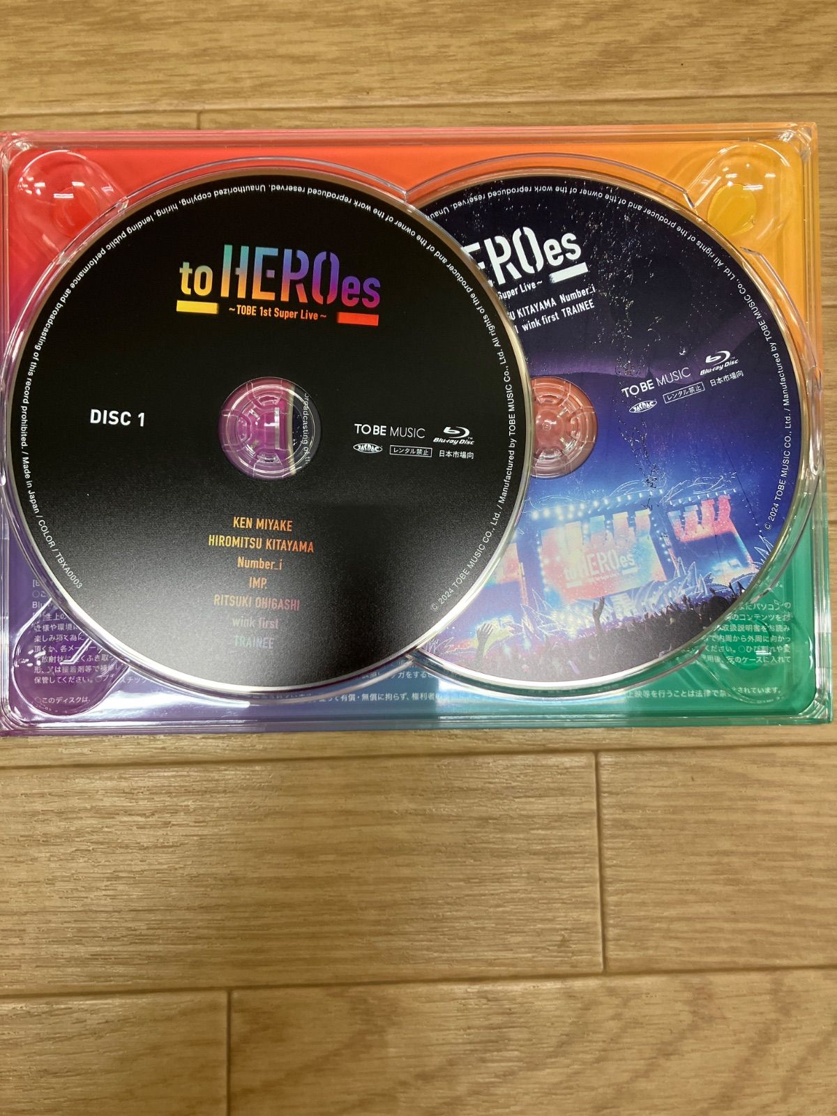 ☆【Blu-ray】to HEROes ～TOBE 1st Super Live～ 初回生産限定盤