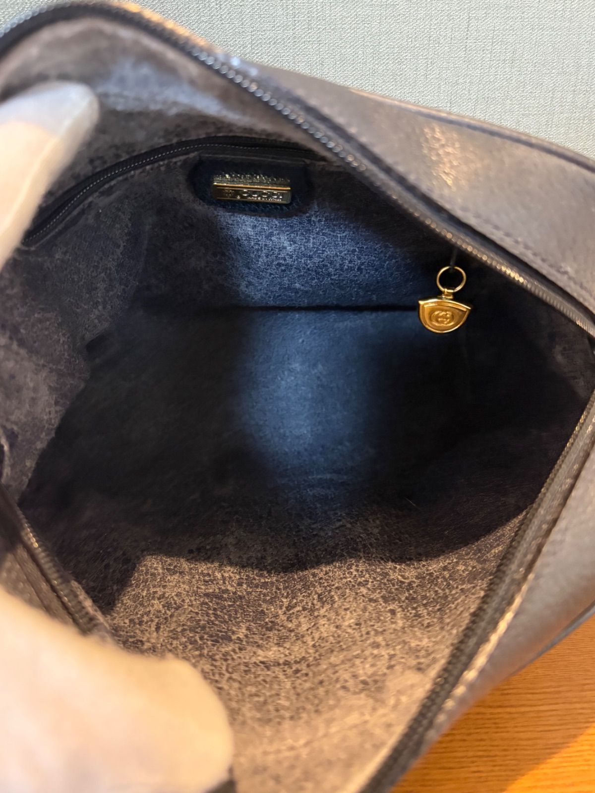 GUCCI グッチ GGスプリーム ショルダーバッグ シェリーライン PVC