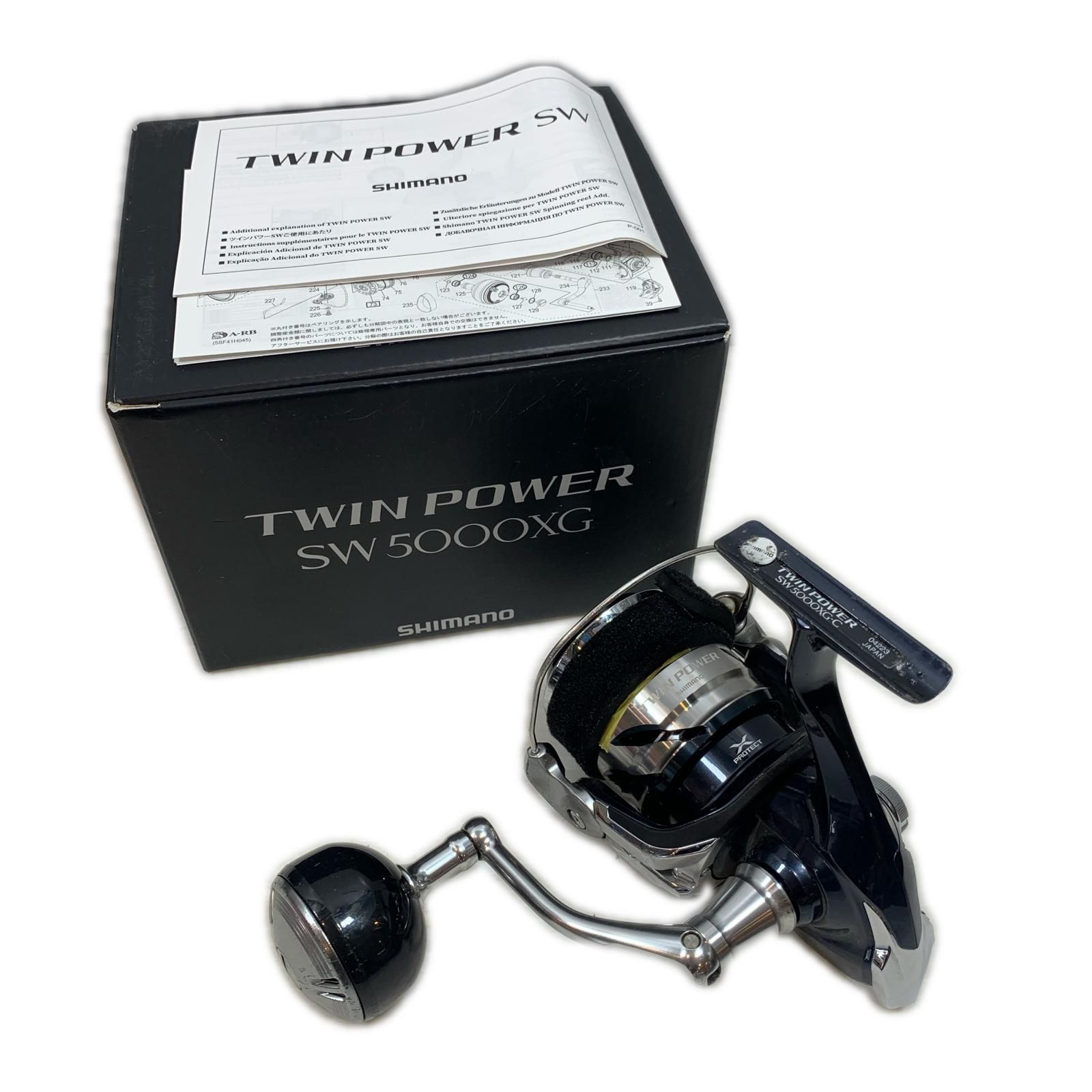 SHIMANO シマノ スピニングリール 21ツインパワー キズ有 SW5000XG