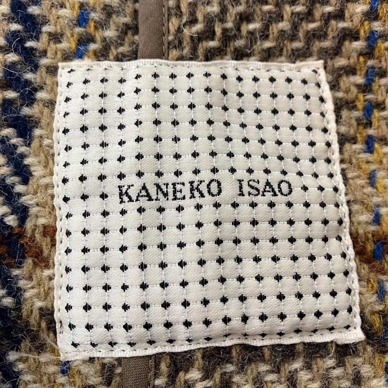 カネコイサオ KANEKO ISAO ロング ダッフルコート L ベージュ系