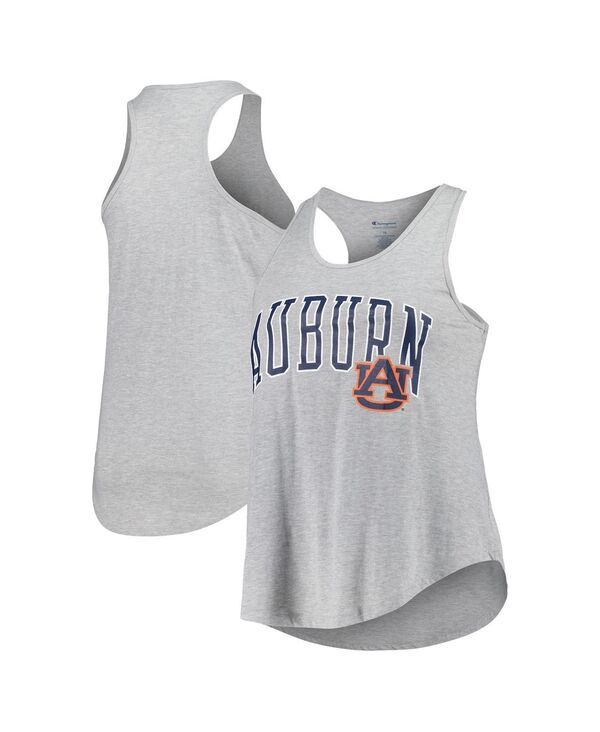 プロファイル レディース トップス タンクトップ ロゴ Profile Womens Heather Gray Auburn Tigers Arch Logo Racerback Scoop Neck 10,245円