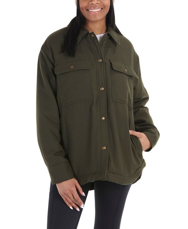 マーモット レディース アウター ジャケット・ブルゾン コート Marmot Womens Ridgefield Sherpa Lined Flannel Coat Rosin Green グリーン