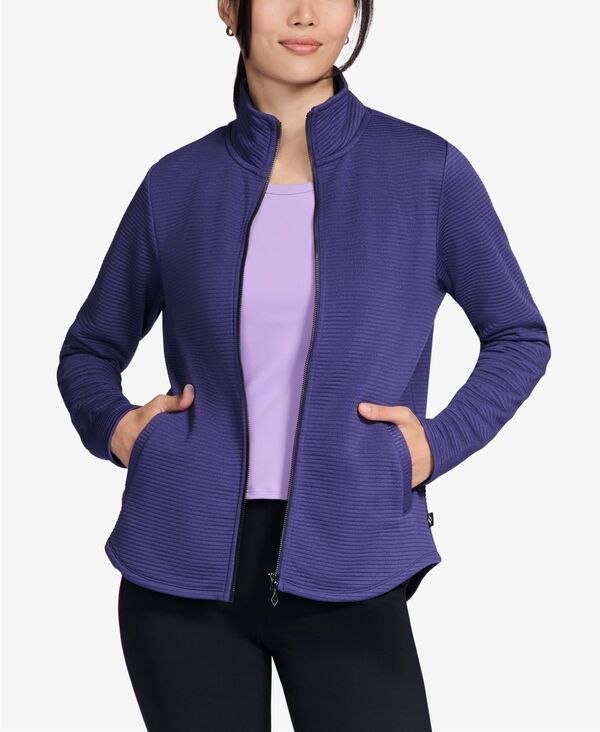 スケッチャーズ レディース アウター ジャケット・ブルゾン ジャケット Skechers Womens The GOWALK Shine Jacket Purple Odyssey パープル