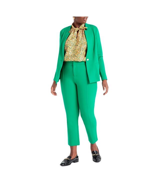 エロクイ レディース ボトムス カジュアルパンツ プラスサイズ ELOQUII Womens Plusize The Ultimate Stretch Slim Leg Pant Vivid emer 14,230円