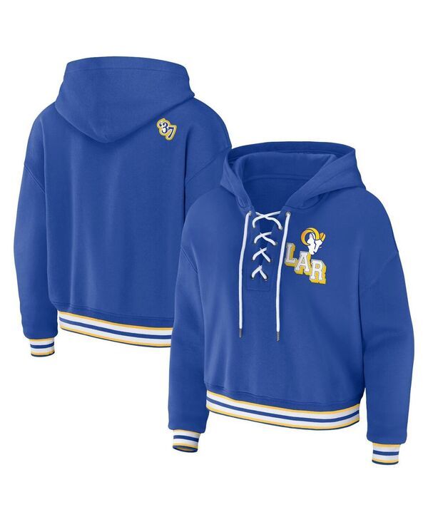ウェア バイ エリン アンドルーズ レディース アウター パーカー・スウェット プラスサイズ レース WEAR by Erin Andrews Womens Royalos Angeles Rams
