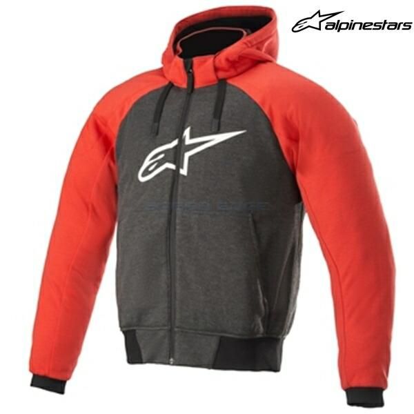 alpinestars アルパインスターズ ジャケット CHROME SPORT HOODIE ASIA カラー:MELANGE BLACK BRIGHT RED(9303) サイズ:S 19,634円