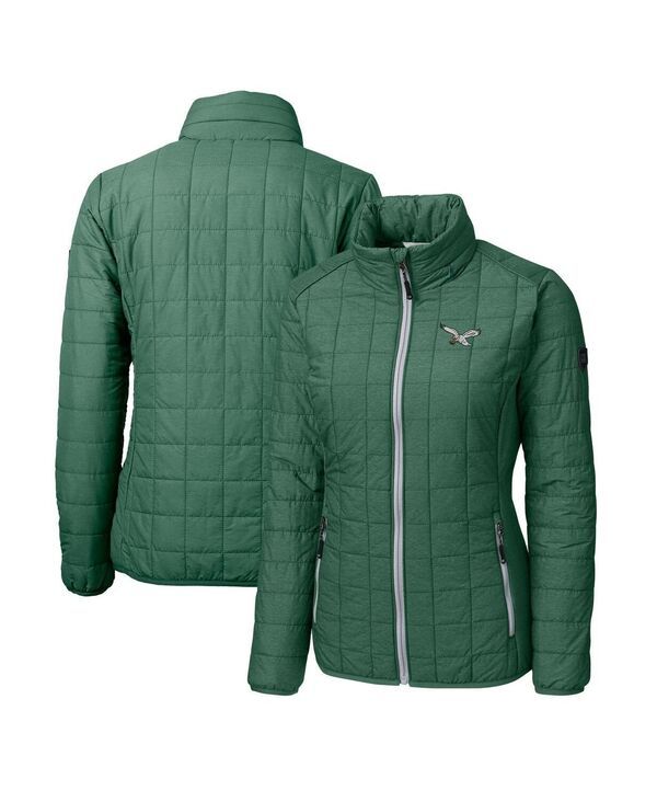 カッターアンドバック レディース アウター ジャケット・ブルゾン ロゴ Cutter Buck Womens Green Philadelphia Eagles Gridiron Classics L