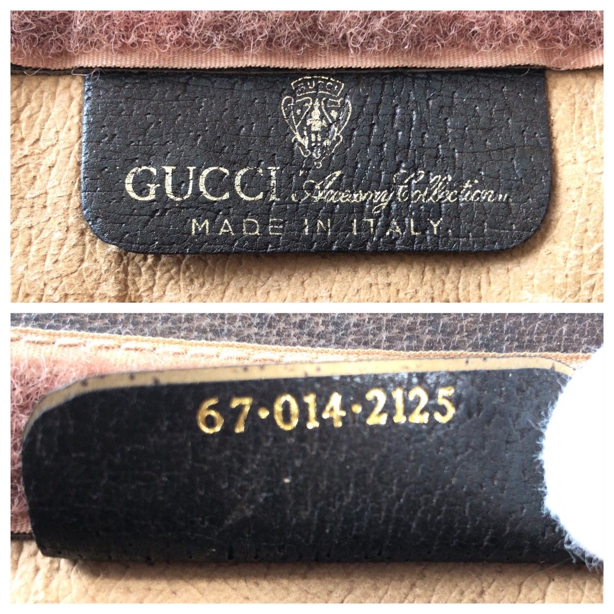 美品 GUCCI グッチ ヴィンテージ シェリーライン ブラウン ベージュ GG