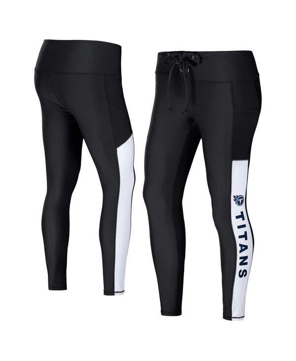 ウェア バイ エリン アンドルーズ レディース ボトムス レギンス WEAR by Erin Andrews Womens Black Tennessee Titans Leggings Black