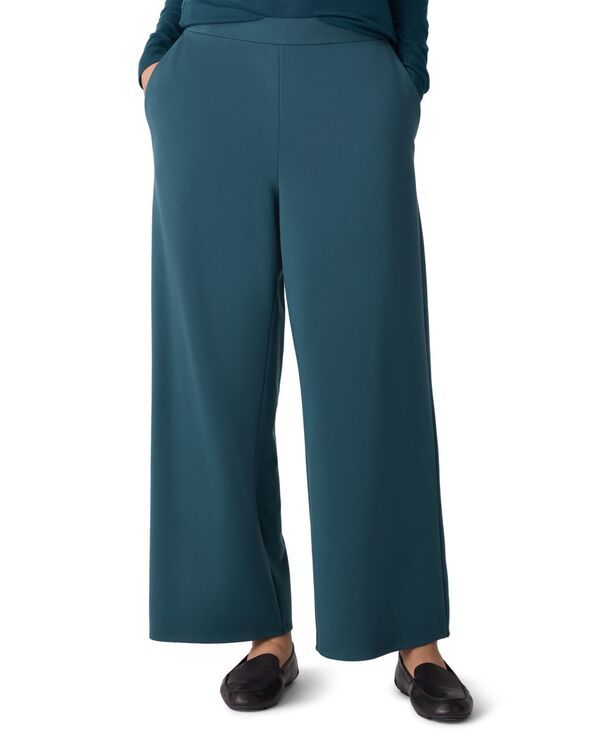 エイリーンフィッシャー レディース ボトムス カジュアルパンツ アンクル Eileen Fisher Womens WideLeg Ankle Pants Alpine