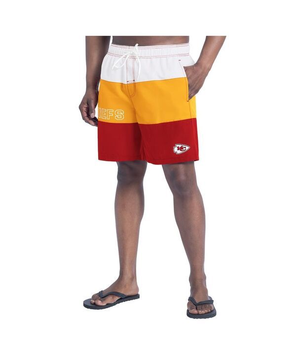 カール バンクス メンズ 水着 ハーフパンツ・ショーツ ショートパンツ GIII Sports by Carl Banks Mens RedGold Kansas City Chiefsunrise