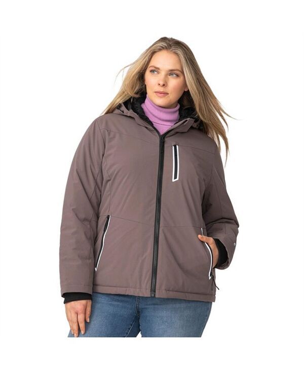 フリー カントリー レディース アウター ジャケット・ブルゾン プラスサイズ ジャケット Free Country Plus Size FreeCycle Thermo Super Softshell