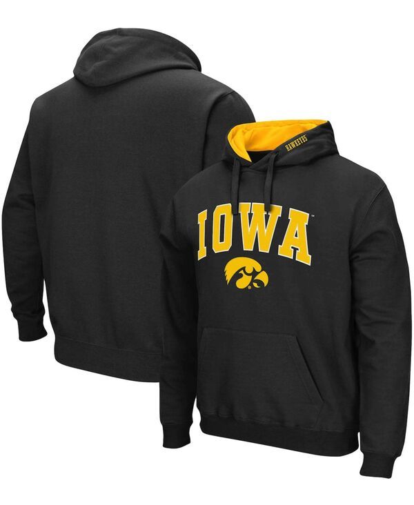 コロシアム メンズ アウター パーカー・スウェット ロゴ Colosseumens Black Iowa Hawkeyes Arch Logo 30 Pullover Hoodie Black ブラッ 9,216円