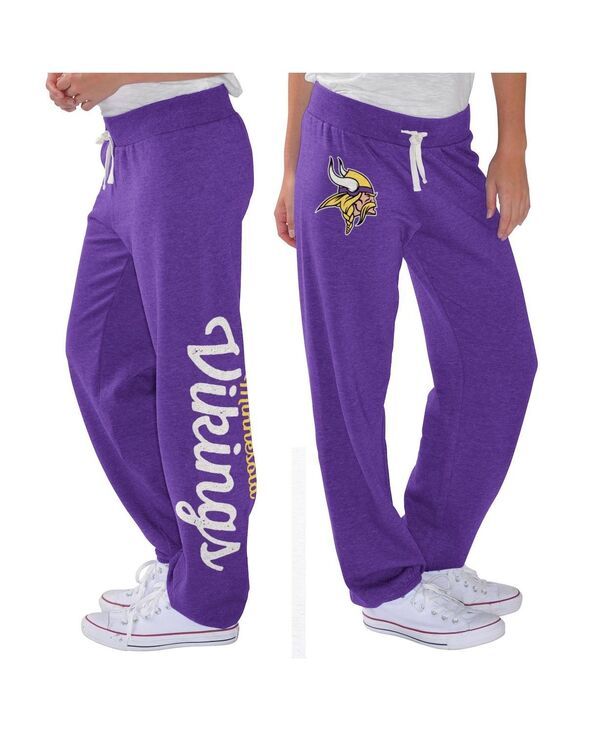 ジースリー フォーハー バイ カール バンクス レディース ボトムス カジュアルパンツ フリース GIII 4Her by Carl Banks Womens Purple Minnesota Vik