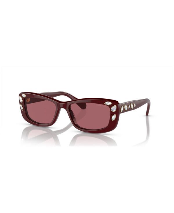 スワロフスキー レディース アクセサリー サングラス・アイウェア Swarovski Womens Sunglasses SK6008 Burgundy バーガンディ