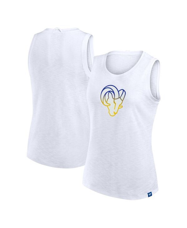 ファナティクス レディース トップス タンクトップ Fanatics Womens White Los Angeles Ramslub Tank Top White ホワイト 7,585円