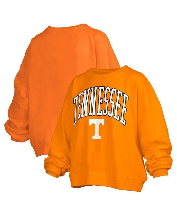 プレスボックス レディース アウター パーカー・スウェット Tシャツ ロゴ Pressbox Womens Tennessee Orange Tennessee Volunteers Janise A