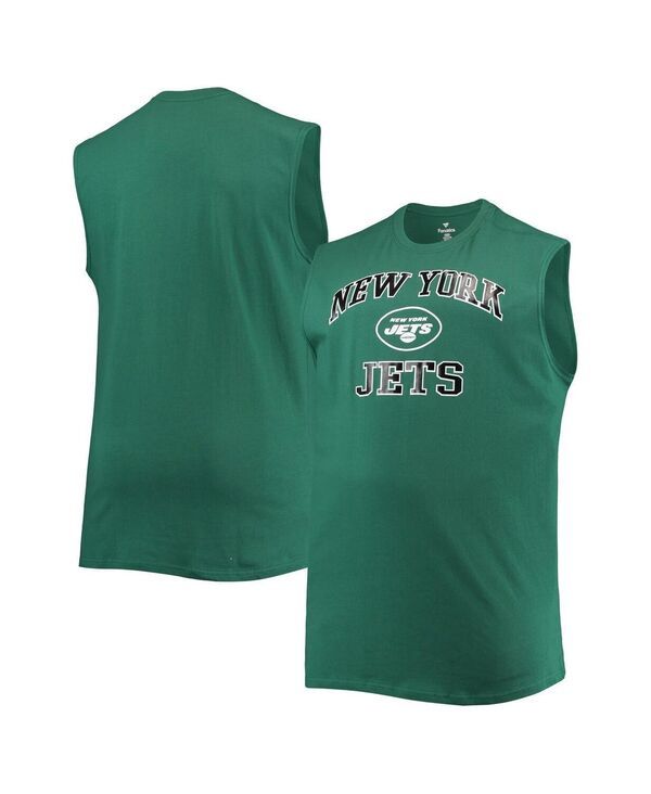 プロファイル メンズ トップス タンクトップ トール Profile Mens Greenew York Jets Big Tall Muscle Tank Top Green グリーン