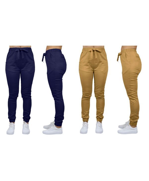 ギャラクシーバイハルビック レディース ボトムス カジュアルパンツ ジョガーパンツ Galaxy By Harvic Womens Basic Stretch Twill Joggers Pack o