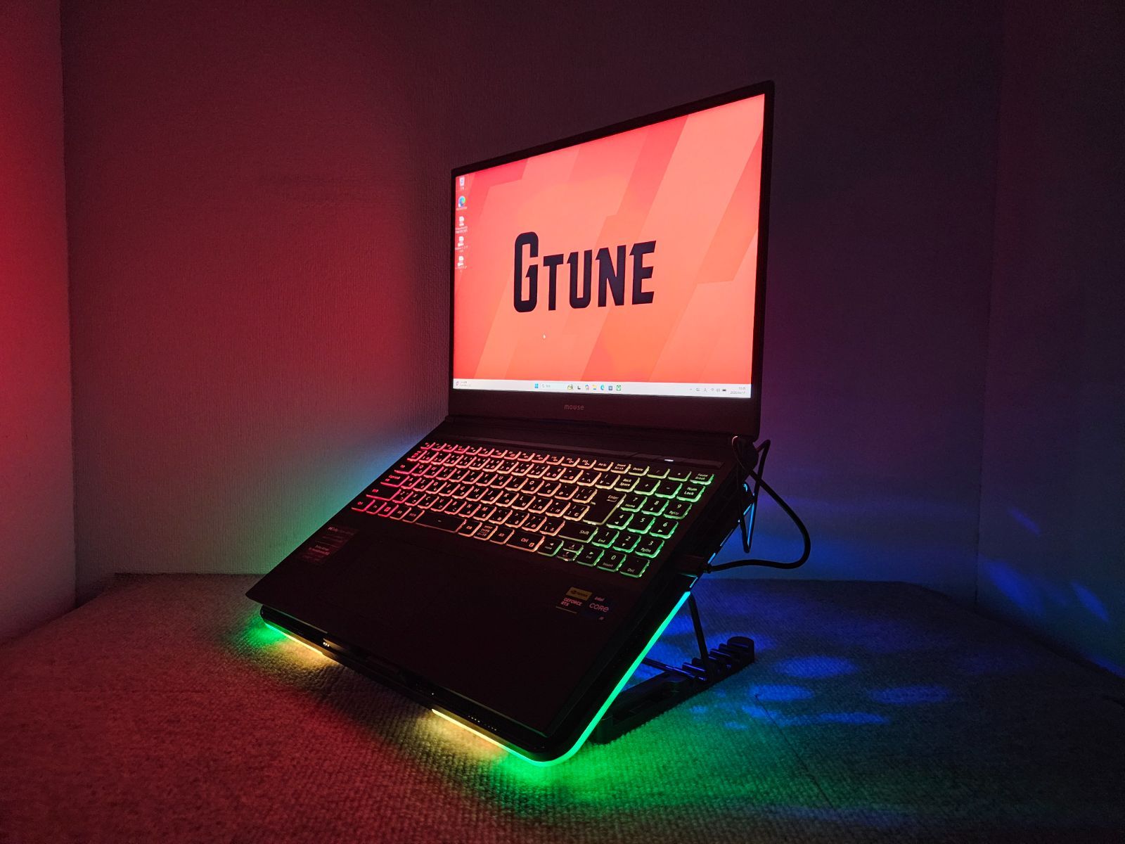 RTX4080搭載 美品 ハイエンドゲーミングノートmouse G-tune Intel Core i9-13900HX(代13世代)64GBメモリ M.2 SSD 2TB Geforce RTX4080
