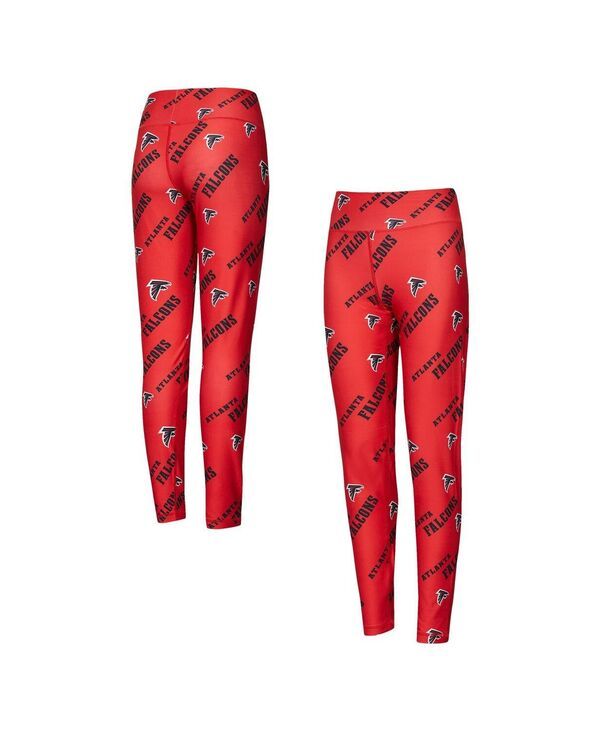 コンセプツ スポーツ レディース ボトムス レギンス プリント ニット Concepts Sport Womens Red Atlanta Falcons Breakthrough Allover P