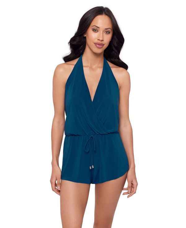 マジックスーツ レディース トップス ジャンプスーツ ロンパース Magicsuit Womensolids Bianca Swim Romper Abyss