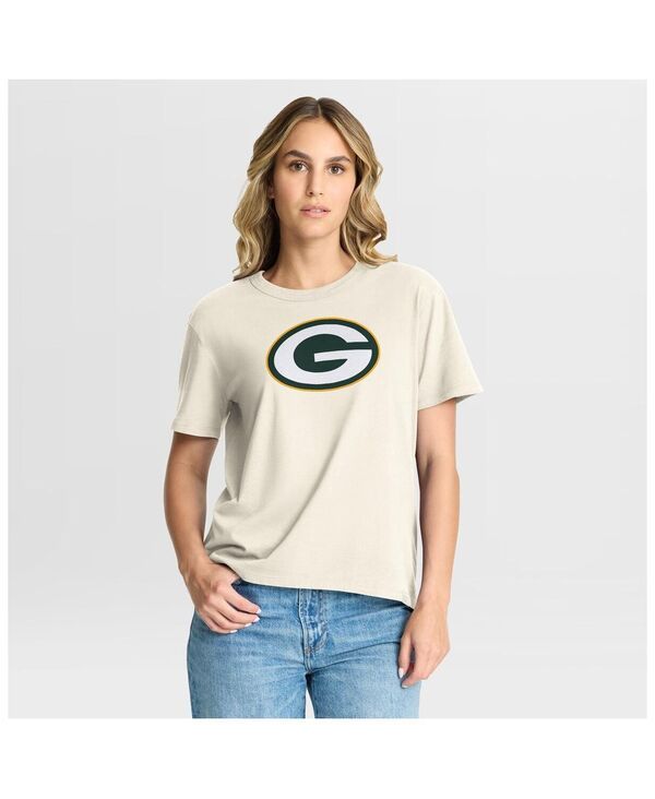 ファナティクス レディース トップス Tシャツ Fanatics Womens Cream Green Bay Packers Dove Legacy TShirt Cream クリーム