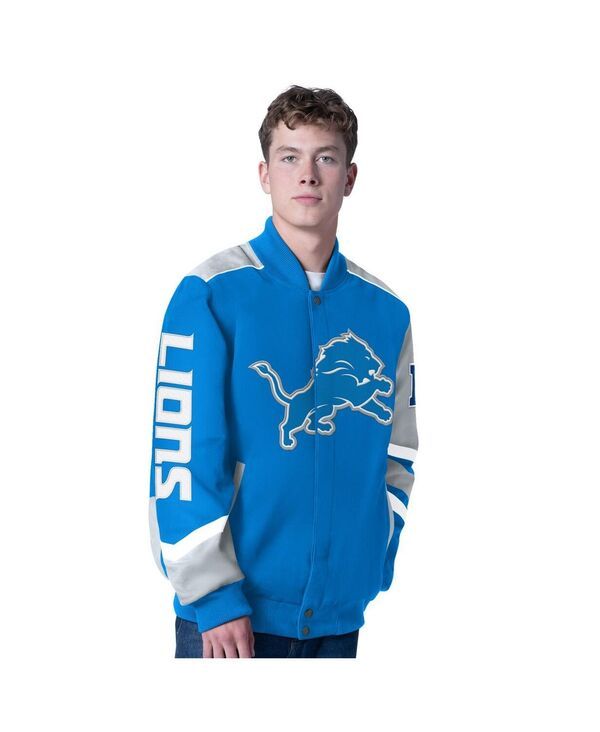 カール バンクス メンズ アウター ジャケット・ブルゾン GIII Sports by Carl Banks Mens Blue Detroit Lions Prime Time FullZip Ra 34,320円