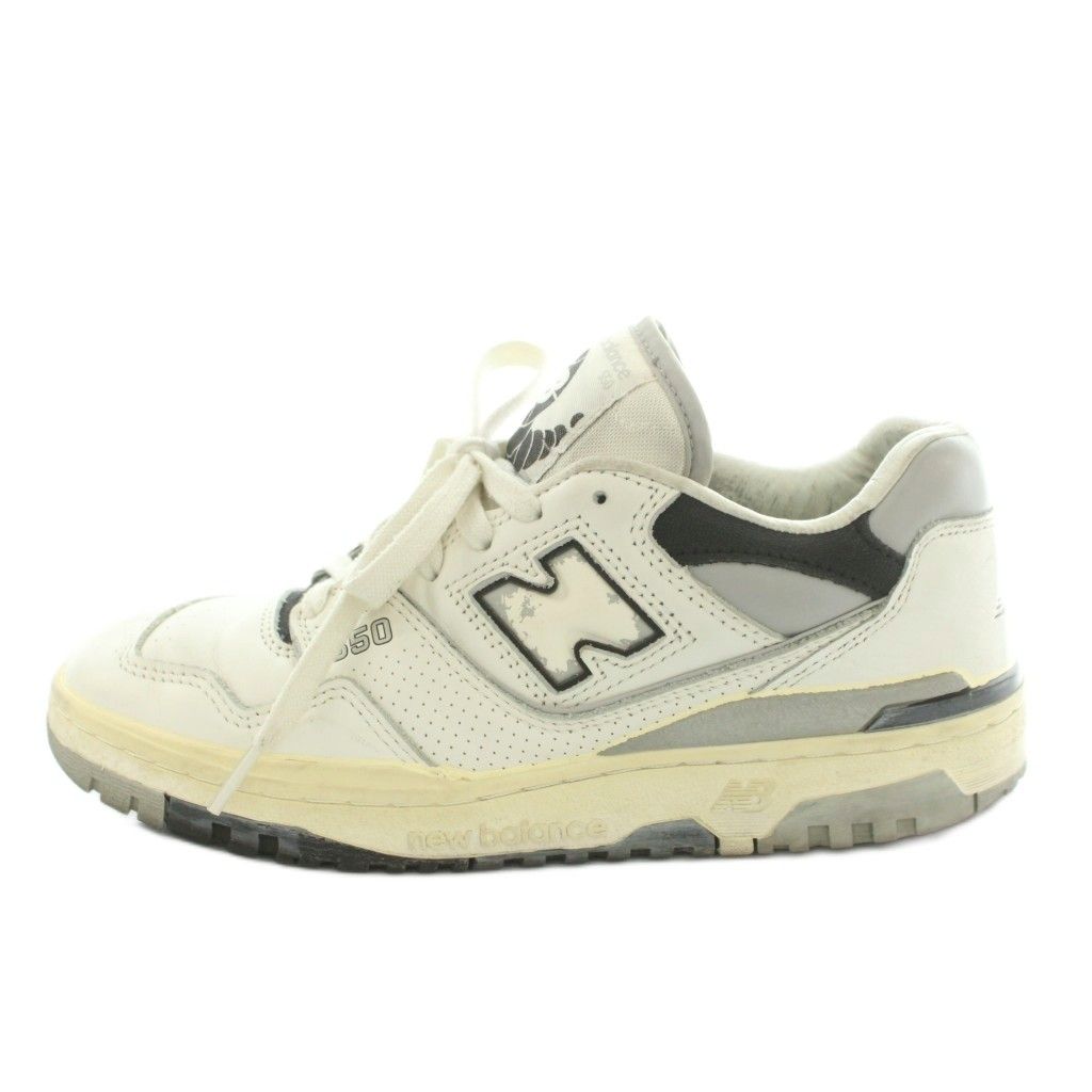 ニューバランス NEW BALANCE スニーカー シューズ US6.5 24.5cm 白 ホワイト BB550VGB /MI ■GY78