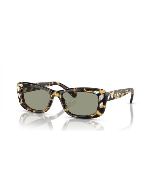 スワロフスキー レディース アクセサリー サングラス・アイウェア Swarovski Womens Sunglasses SK6008 Medium Havana