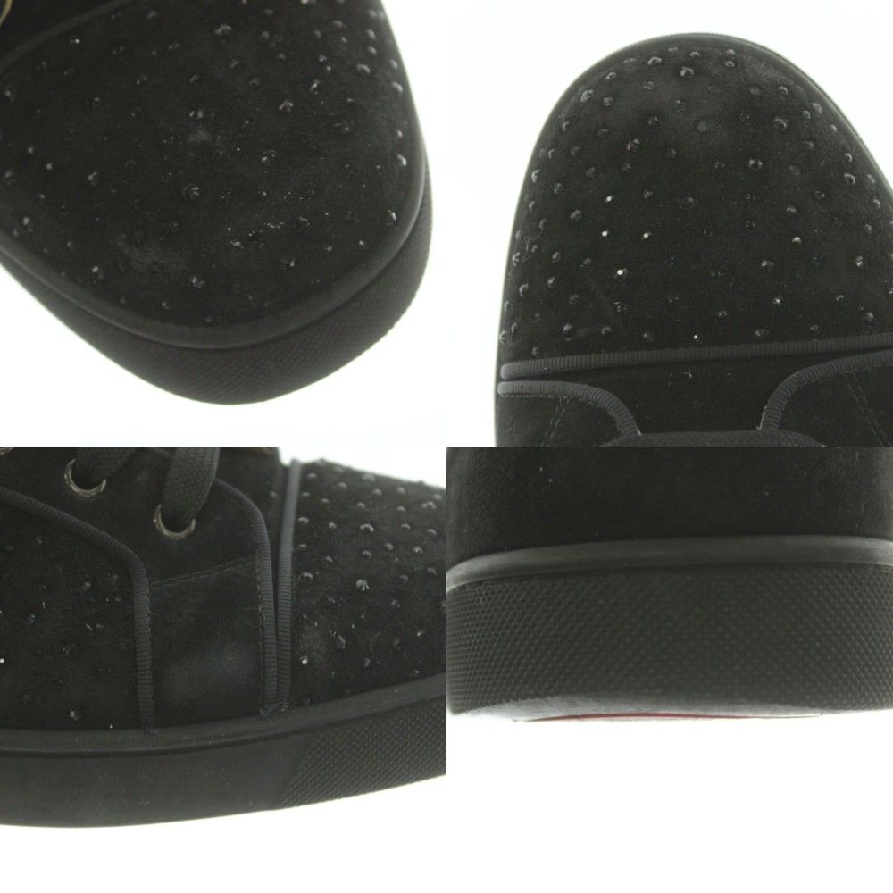 クリスチャンルブタン Christian louboutin ラインストーン ハイカット