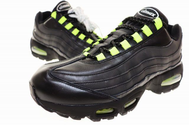 ナイキ NIKE AIR MAX 95 OG BIG BUBBLE SE BLACK AND VOLT 2025 HRJK 27.5cm IM8063-010 エア マックス ビッグ バブル 原宿 ブラック 【ブランド古着ベクトル】【中古】▲■260729 16,170円