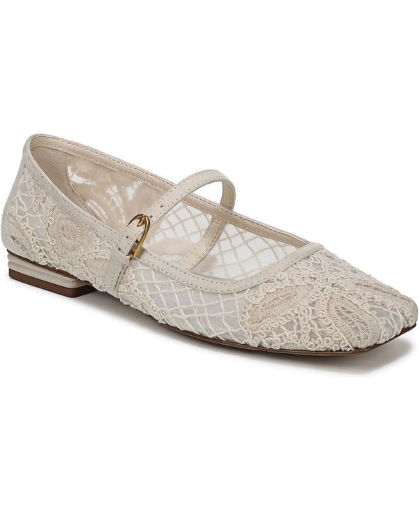 【送料無料】 フランコサルト レディース パンプス シューズ Womens Tinsley 2 Square Toe Mary Jane Flats Vanilla Beige Croche
