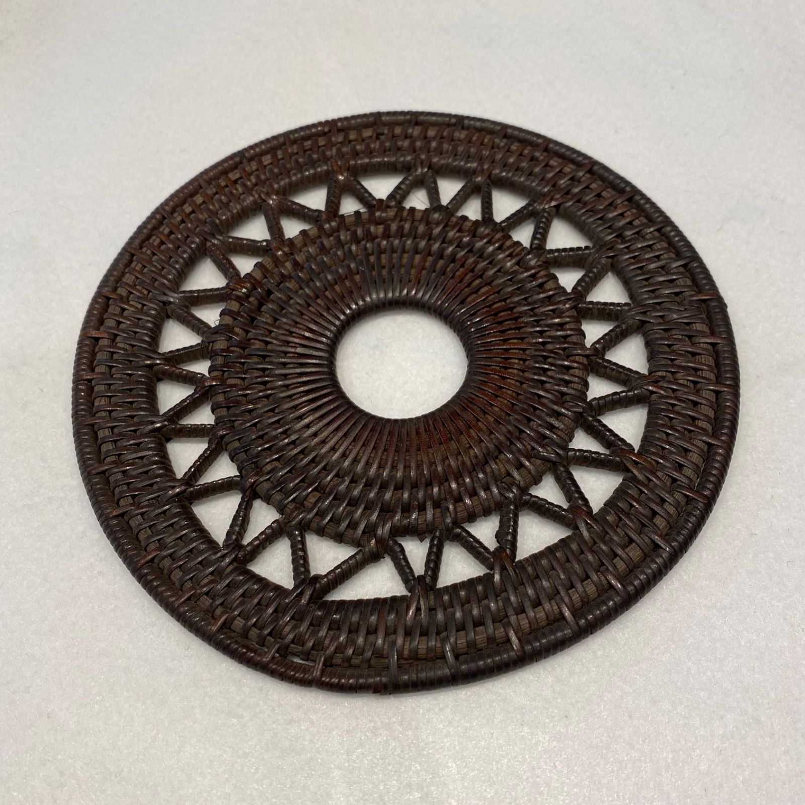 時代 網代 瓶敷き w約15cm 新キ8-0729☆ タエト 8,750円