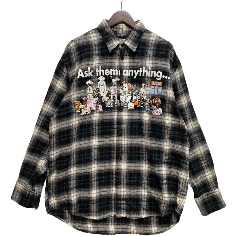 中古品】 DOUBLET ダブレット × PZ TODAY 24SS53SH144 PET ROBOT SHIRT