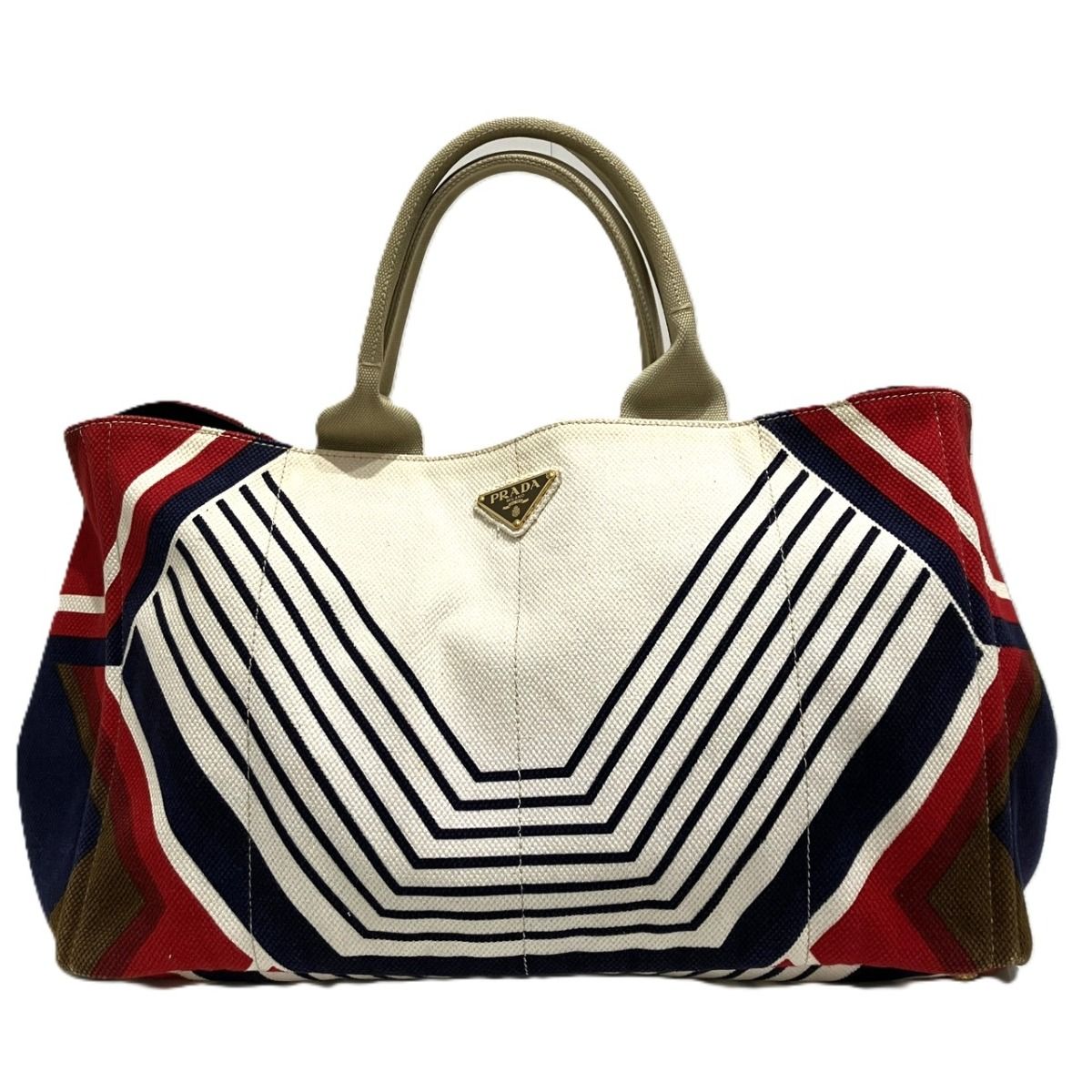 プラダ PRADA カナパ トートバッグ キャンバス BN1872 レディース