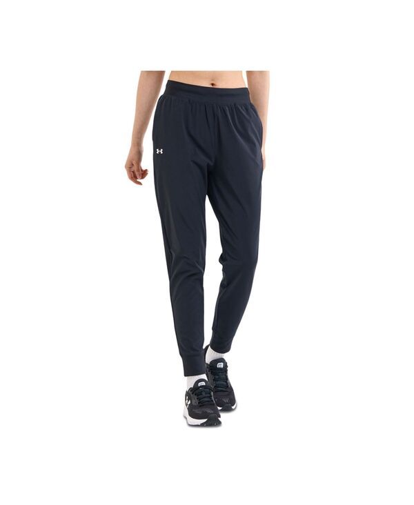 アンダーアーマー レディース ボトムス カジュアルパンツ Under Armour Womens Armour Sport HighRise Pants Black White ホワイト