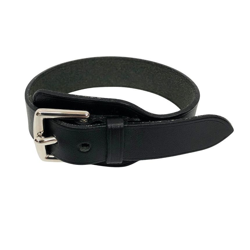 【中古】HERMES エルメス エトリヴィエール ブレスレット 黒 レザー 本革 エルメス HERMES レザーブレスレット エトリヴィエール ブレスレット S