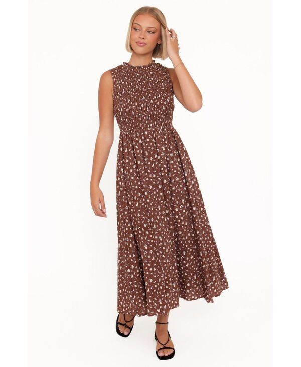 Petal and Pup レディース トップス ワンピース マキシ Petal and Pup Womens Lanna Maxi Dress Brown floral ブラウン 25,012円