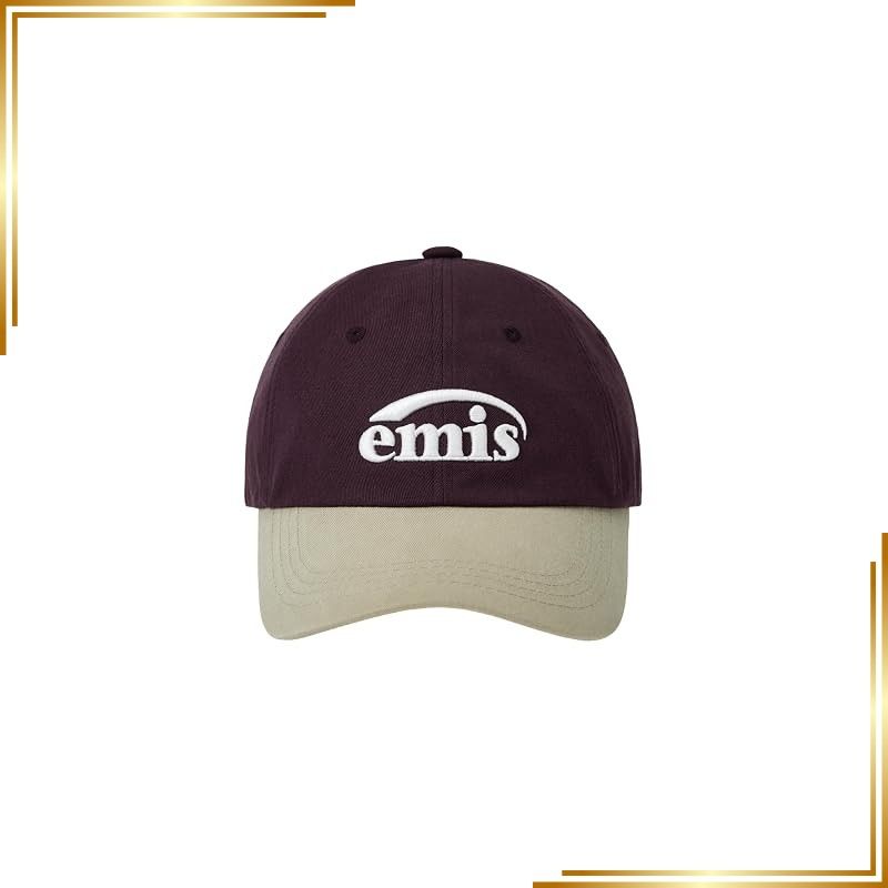 【新品】 [EMIS] 公式 NEW LOGO MIX BALL CAP(RENEWAL) イミス 韓国ブランド キャップ ユニセックス カジュアル ファッションロゴデザイン