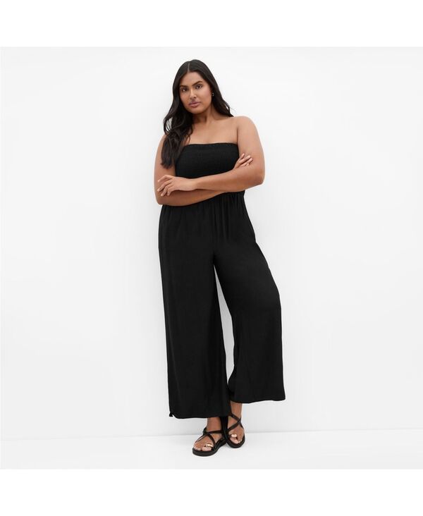 シティーシック レディース トップス ジャンプスーツ ストラップレス CITY CHIC Womens Ally Strapless Jumpsuit Black ブラック