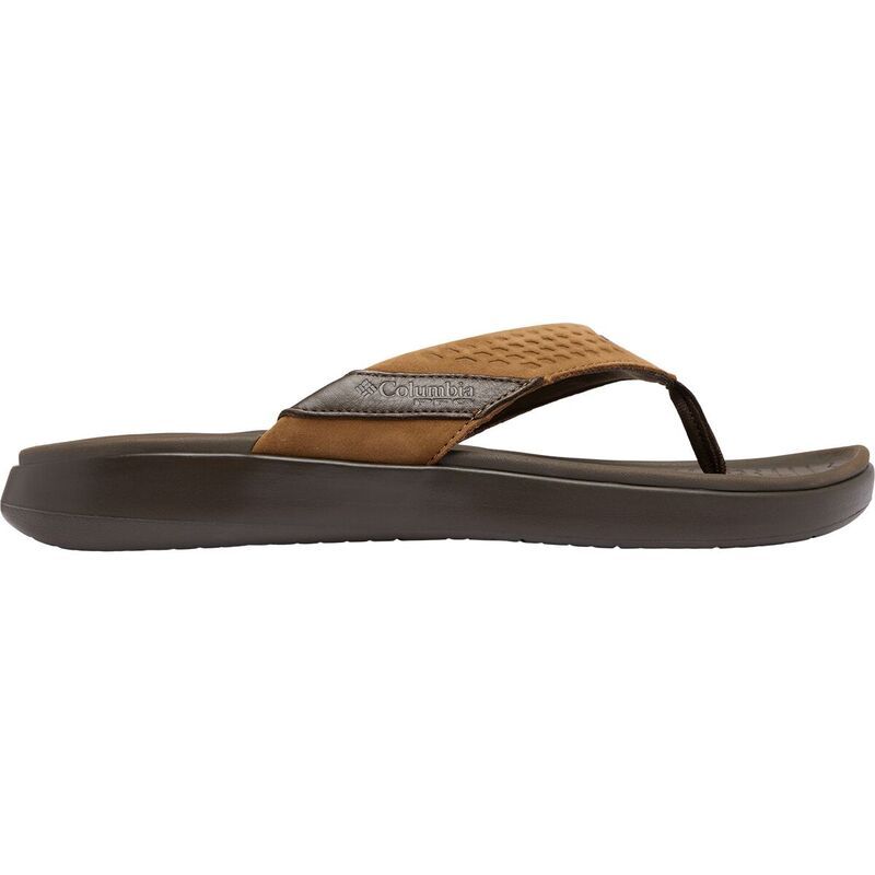 コロンビア メンズ シューズ サンダル Columbia Boatside Lea Flip Flop Mens TundraLight Brown ブラウン