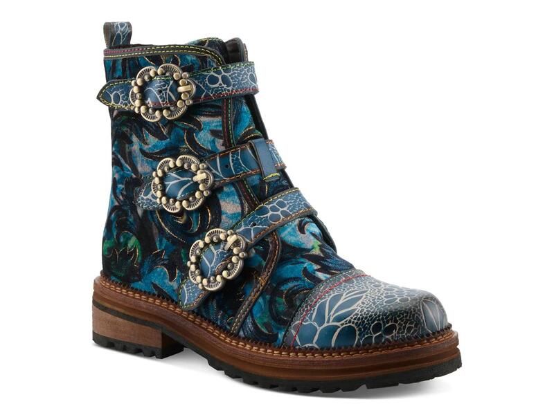 ラリティステ レディース シューズ ブーツ・レインブーツ LArtisteThis Way Bootie Blue ブルー