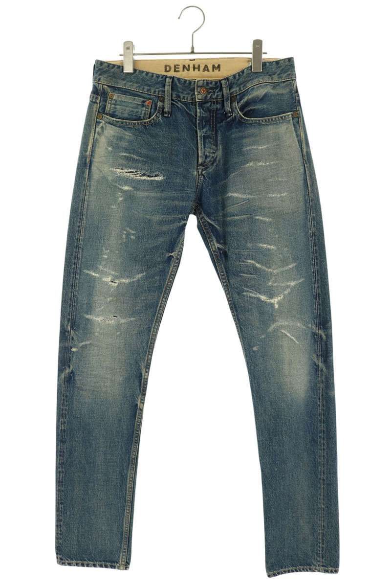デンハム RAZOR MIJG 27180-2-11528 ダメージリペア加工デニムパンツ メンズ 30インチ