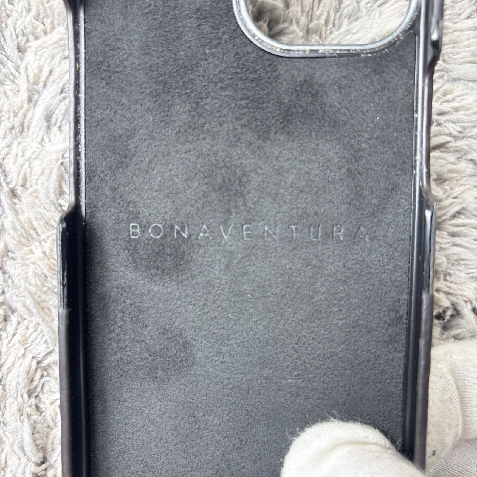 BONAVENTURA ボナベンチュラ iPhoneケース レザー ハンドストラップ