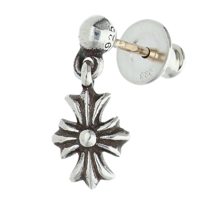 クロムハーツ TNY E CH PLS 1/タイニーECHプラスドロップ シルバーピアス メンズ 86,438円