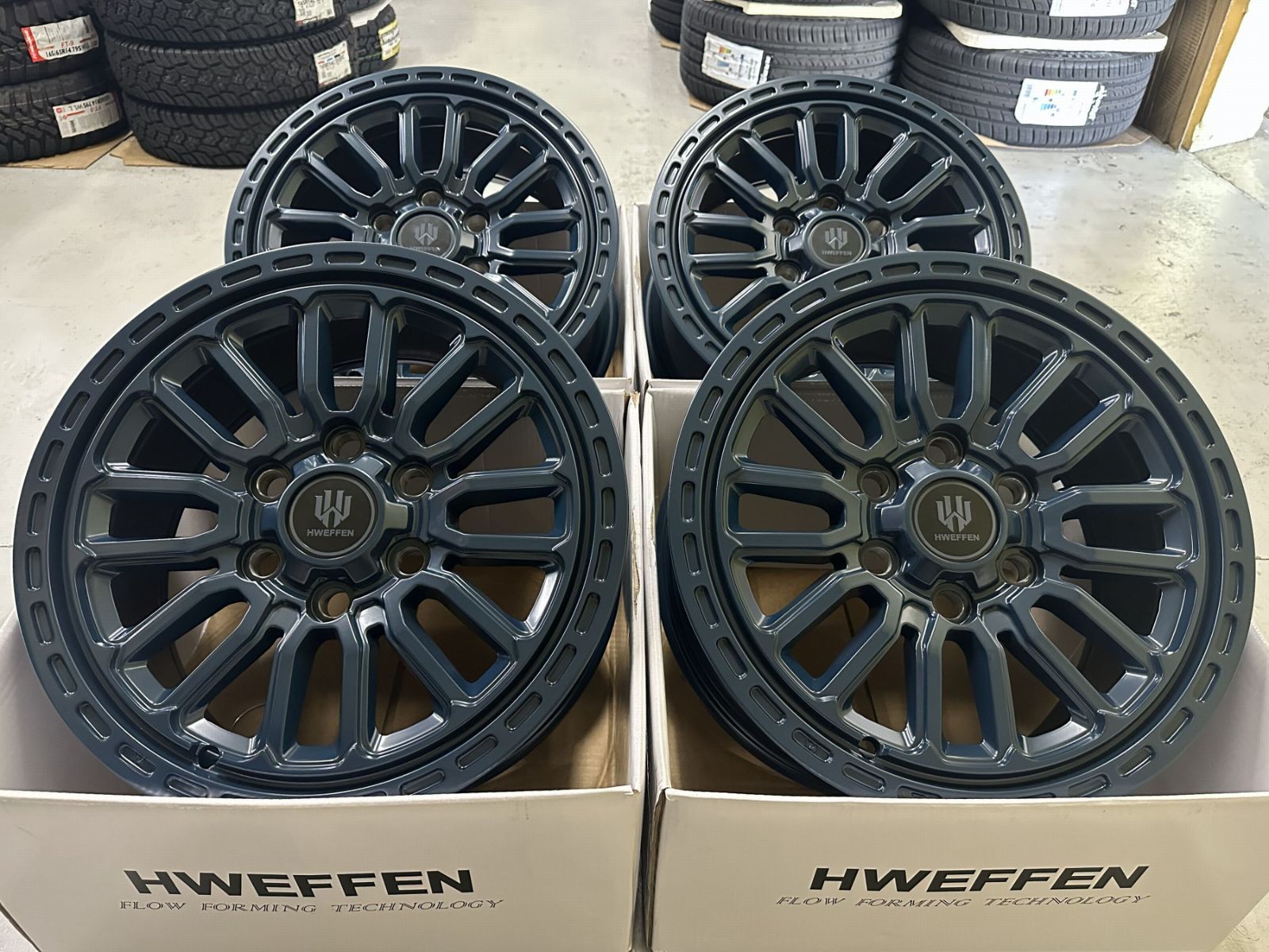 HWEFFEN LL-8 18inch 8.5J 6H139.7 +55/+40 専用ナット付 ランドクルーザー 300 250 レクサス LX GX