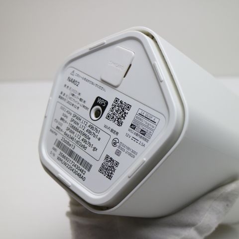 新品同様 Speed Wi-Fi HOME 5G L12 NAR02 ホワイト スマホ 白ロム 本体