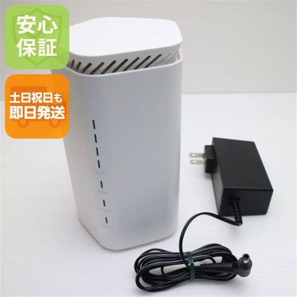 新品同様 Speed Wi-Fi HOME 5G L12 NAR02 ホワイト スマホ 白ロム 本体